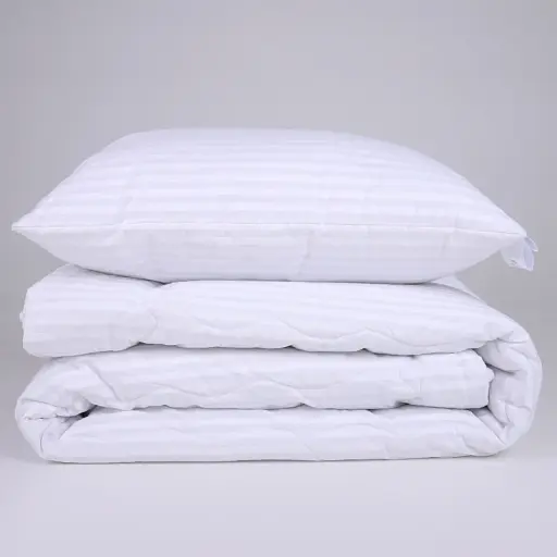 Набір MirSon №1138 Сolor Fun Line Stripe White Bamboo 200 х 220 см білий (2200010881530) - фото 4