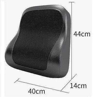 Массажная роликовая подушка для шеи, спины и тела Junsu 96Z Черный - фото 3