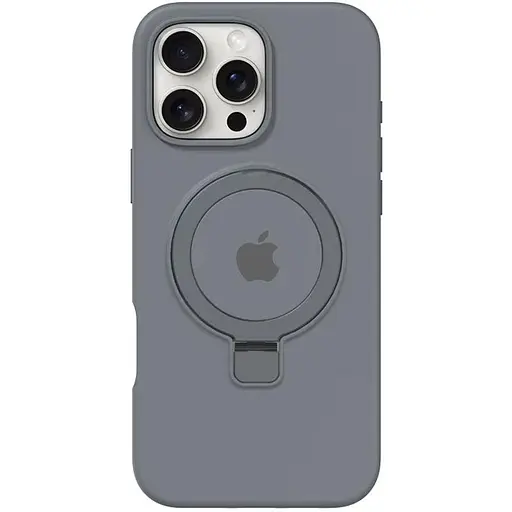 Чохол Epik Silicone Case Full Protective with Ring для Apple iPhone 16 Pro 6.3 Grey