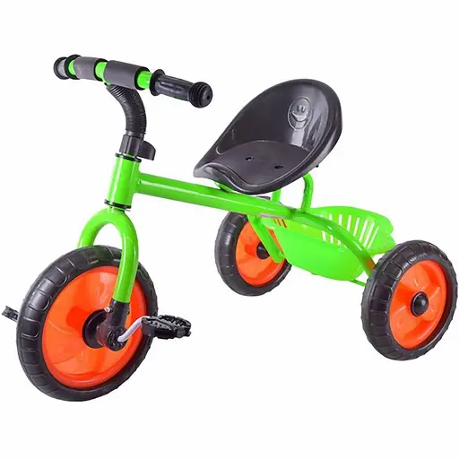 Дитячий велосипед триколісний Bambi 40х50х50 см зелений 45505