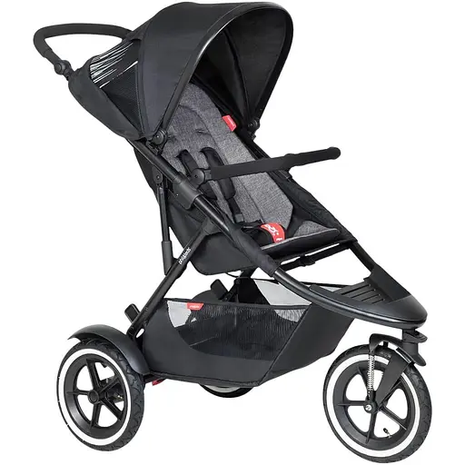 Беговая коляска Phil&Teds Sport + вкладка, серый