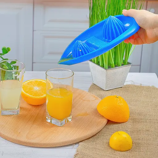 Соковыжималка ручная для цитрусовых и терка для овощей, Kitchette Синий 85166 - фото 7