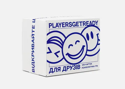 Настільна гра PLAYERSGETREADY Психологічна гра для друзів (150 карток) (укр.) (Friends#Ua)