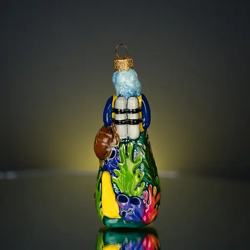 Ялинкова прикраса Різдвяні історії Дайвер скло (4820001064605) - фото 4