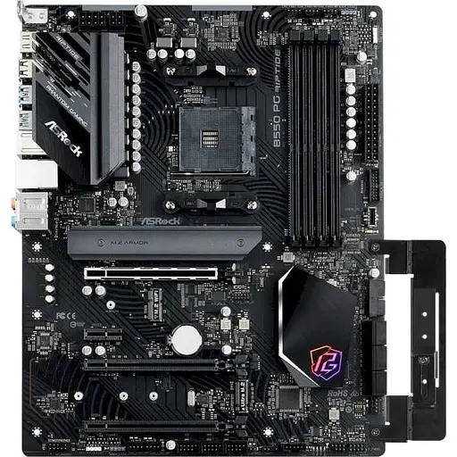 Материнская плата AsRock B550 PG Riptide (B550 PG Riptide) (Socket AM4, AMD B550, ATX) - фото 1