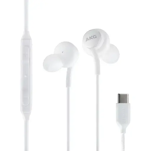 Наушники Samsung AKG Earphones Type-C белые - фото 1