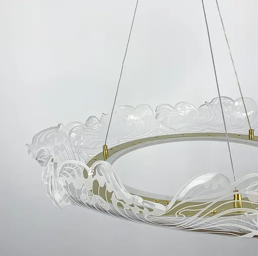 Элегантная люстра в виде волн Ст. D 5022 | Line F - фото 2