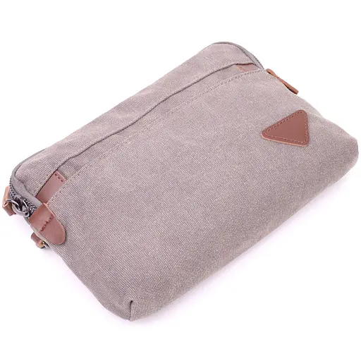 Чоловічий місткий барсек з текстилю 24х16х3 см Vintage 24х16х3 см sum0021446 - фото 3