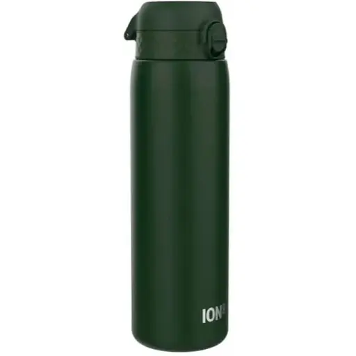 Пляшка для води ION8 металева 1200 мл Stainless Steel Dark Green (I8SS1000DGRE) - фото 1