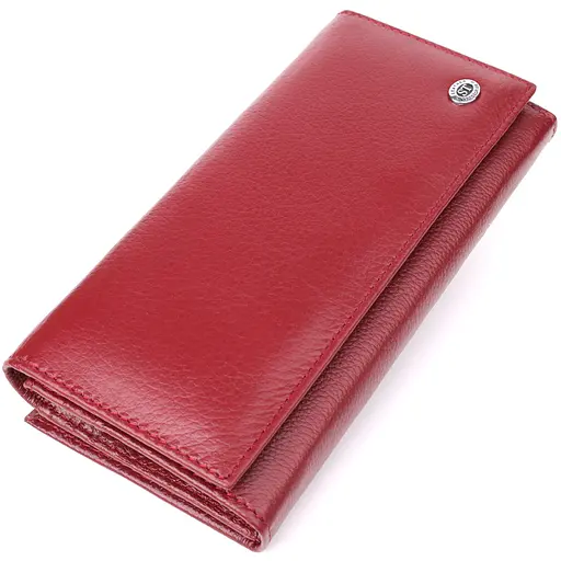 Кошелек для женщин с монетницей из натуральной кожи ST Leather 18.5х9х3 см acs0029670 - фото 1