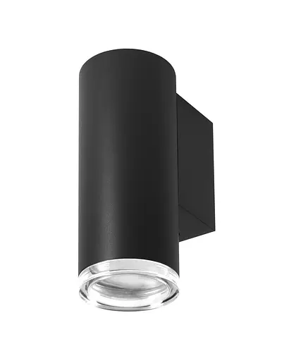 Бра, настінний світильник Goldlux 324764 Turyn GU10 1x10W IP44 BK - фото 1