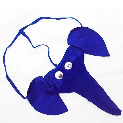 Чоловічі труси Слоненя сині XL з анімалістичним оформленням - фото 1