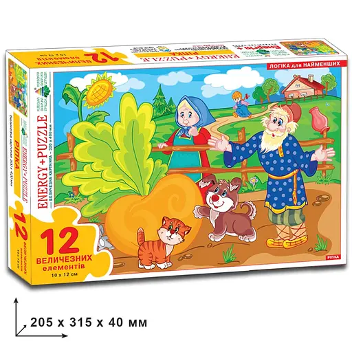 Детские пазлы Репка 82074 на 12 деталей