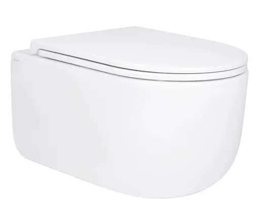 Унитаз подвесной Qtap Taurus Ultra Quiet, с сиденьем Slim Duroplast/Soft-close/Quick Release QT2433084EUQW - фото 1