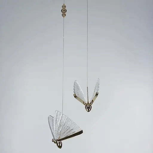 Серія ніжних підвісних світильників-метеликів | Арт. CA 02 GD | Line F - фото 3