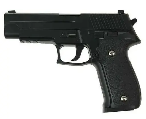 Страйкбольный пистолет Galaxy Sig Sauer 226, металл, черный, вес 700 г