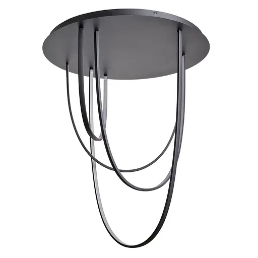 Люстра Brille лофт стельова LED 96W WW SBK (BL-846C/1)