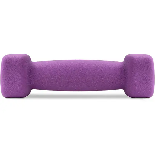 Гантели для фитнеса Hop-Sport неопреновые квадратные HS-V010DS 2х1кг - фото 4