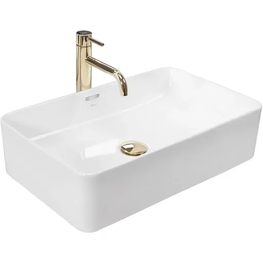 Умивальник Rea Berta 55 накладний білий REA-U5055, Білий - фото 1