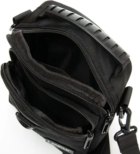 Сумка мужская на плечо черная Lanpad sum0028758 - фото 4