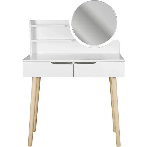 Туалетный столик Jumi Scandi с ящиками, белый