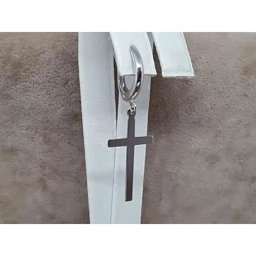 Золота моносережка Tango Хрестик. 470057ШБ - фото 3