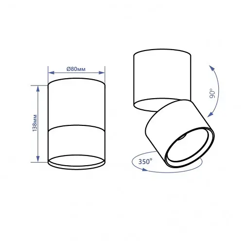 Трековий світлодіодний світильник | Line F | Арт. AL107 чорний - фото 4