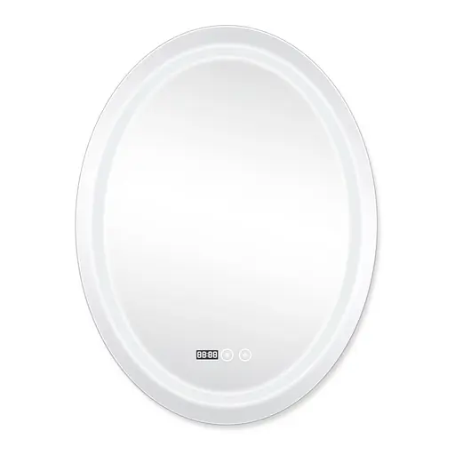 Дзеркало Qtap Mideya 600x800 (DC-F801) з LED-підсвічуванням та антизапотіванням QT2078F801W, Білий - фото 4