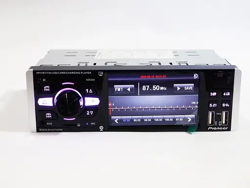 Автомагнитола MP5 4052 BT 1 DIN экран 4.1" - фото 3