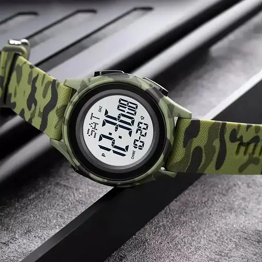 Наручний годинник чоловічий Skmei 1893 Green Camo, 1893CMGN (18472) - фото 7
