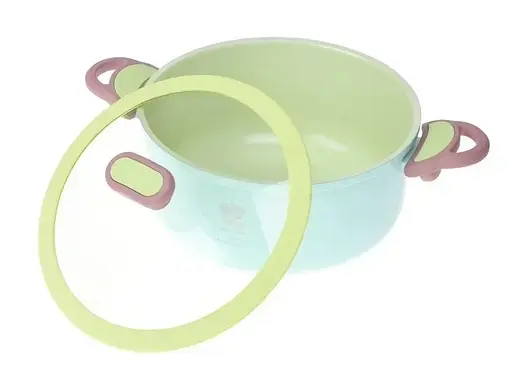 Набор посуды Lora Ravenna NA25KIT/PINK из 3 предметов желто-голубой - фото 2