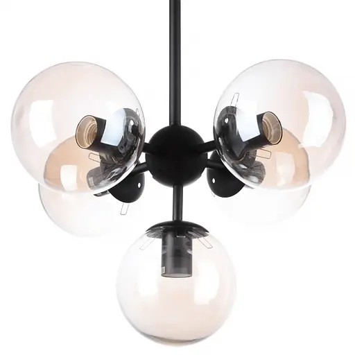 Люстра молекула Brille E27 40W BK (BL-265S/5) - фото 4