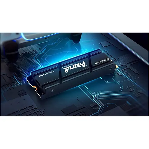 SSD накопитель Kingston FURY Renegade 4TB with Heatsink (SFYRDK/4000G) [127063] - фото 6