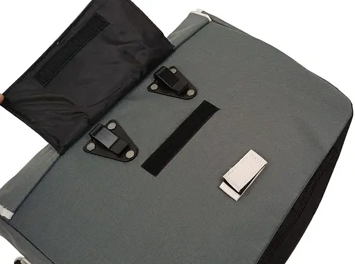 Багажная велосумка Bikemate с дождевиком 20L серая sum0028925 - фото 7