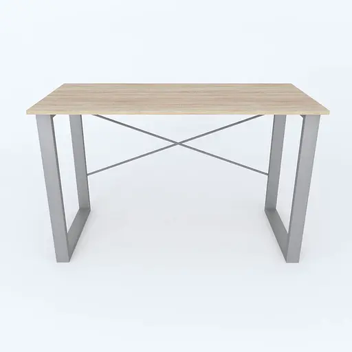 Письменный стол Ferrum-decor Драйв 750x1400x700 Серый металл ДСП Дуб Сонома 16 мм (FRD-103202) - фото 5