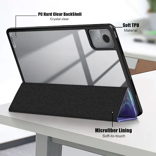 Чохол TPUCristal Pen holder Lenovo Tab M11 Xiaoxin Pad 2024 11 Галактика - фото 3