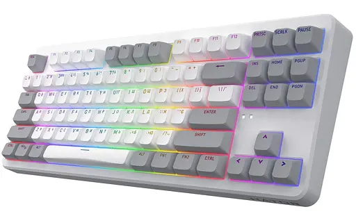 Клавіатура HATOR Rockfall 3 Mecha TKL Wireless Orange White (HTK851UA) - фото 2