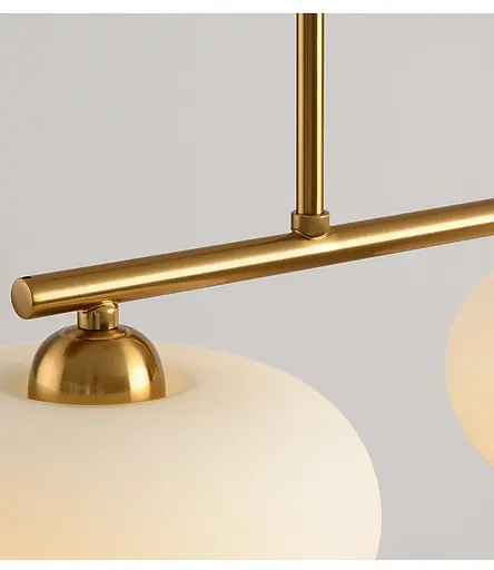 Люстра светодиодная потолочная 6007 (Золотистый) 5 плафонов - фото 8