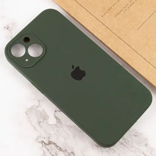 Чохол Epik Silicone Case Full Camera Protective (AA) для Apple iPhone 14 (6.1) Зелений/Cyprus Green - фото 4