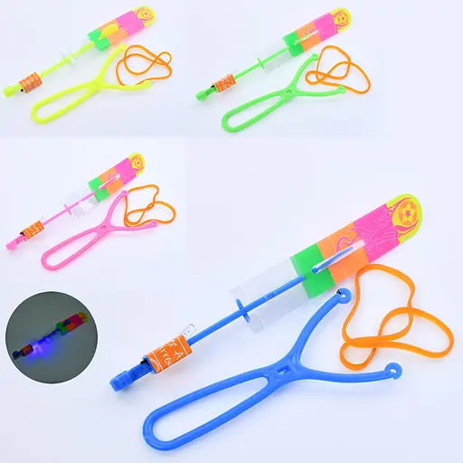 Вертушка, 14,5 см, с рогаткой 12,5 см, подсветка, на батарейках, 7x23x2 см (В ассортименте) - фото 2