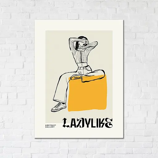 Картина-постер Brushme Линии женственности на холсте 30 x 40 см - фото 1