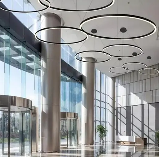 Светильник подвесной KLOODI CIRCLE3528 D800 90W 4К BK - фото 2