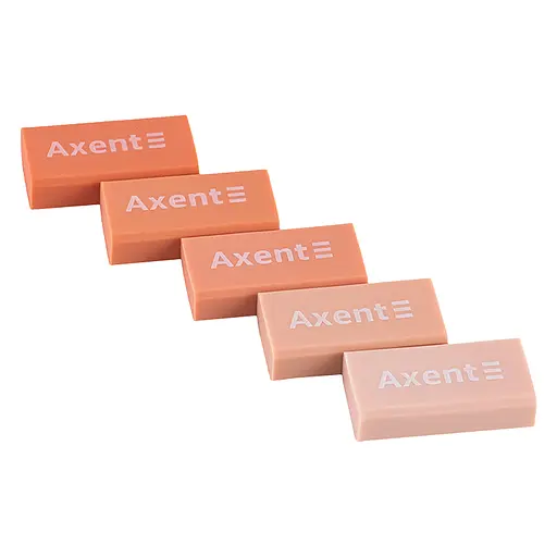 Набор ластиков Axent Gradient в пластиковом боксе 5 шт. ассорти (1199-A) - фото 2