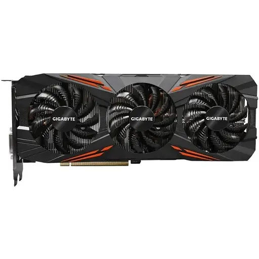 Видеокарта Gigabyte GeForce GTX1080 G1 8Gb 256bit GDDR5 Gaming (GV-N1080G1 GAMING-8GD) Б/У - фото 1