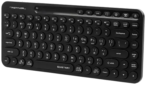 Клавіатура бездротова A4Tech FBK36C AS Black - фото 2