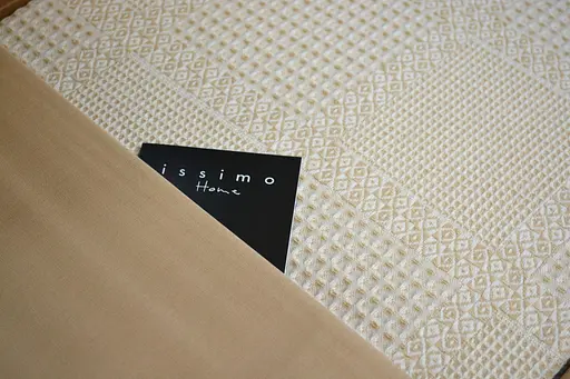 Постельное белье с покрывалом-пике Summerpunch Beige/простыня на резинке Issimo Home pbe0051414 - фото 3