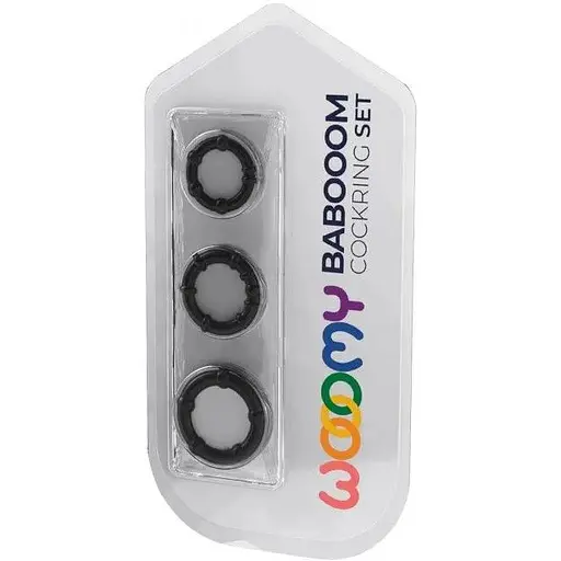 Набір ерекційних кілець Wooomy Babooom cockRing set - фото 3