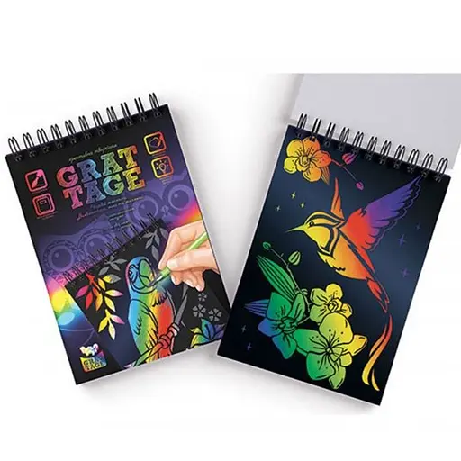 Набор для творчества "GRATTAGE" Danko Toys GRT-01-02 формат А5 - фото 1