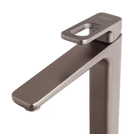 Змішувач для умивальника високий Koer KB-11031-07 KR5435 Графіт - фото 4