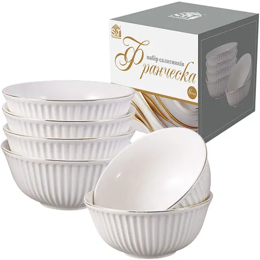 Набор салатников S&T Франческа 17.5 см 6 шт. (30961-00) - фото 1